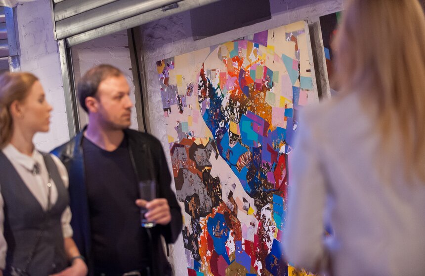 Выставка "Современная живопись эпохи постмодернизма XXI века" 15 фото