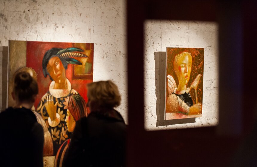 Выставка "Современная живопись эпохи постмодернизма XXI века" 13 фото