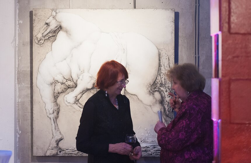 Выставка "Современная живопись эпохи постмодернизма XXI века" 4 фото