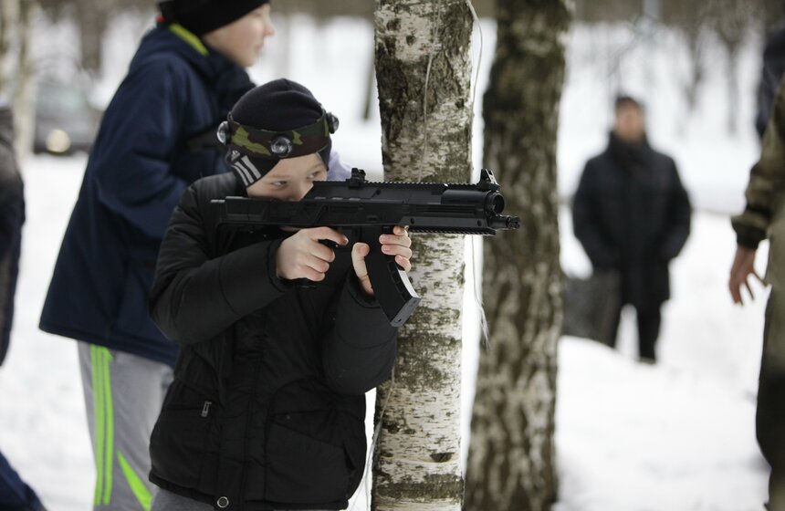 В Парке Победы прошли командные игры "Московский рубеж" 7 фото