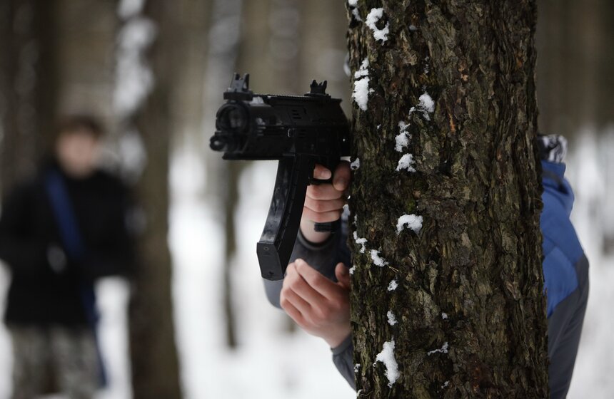 В Парке Победы прошли командные игры "Московский рубеж" 11 фото