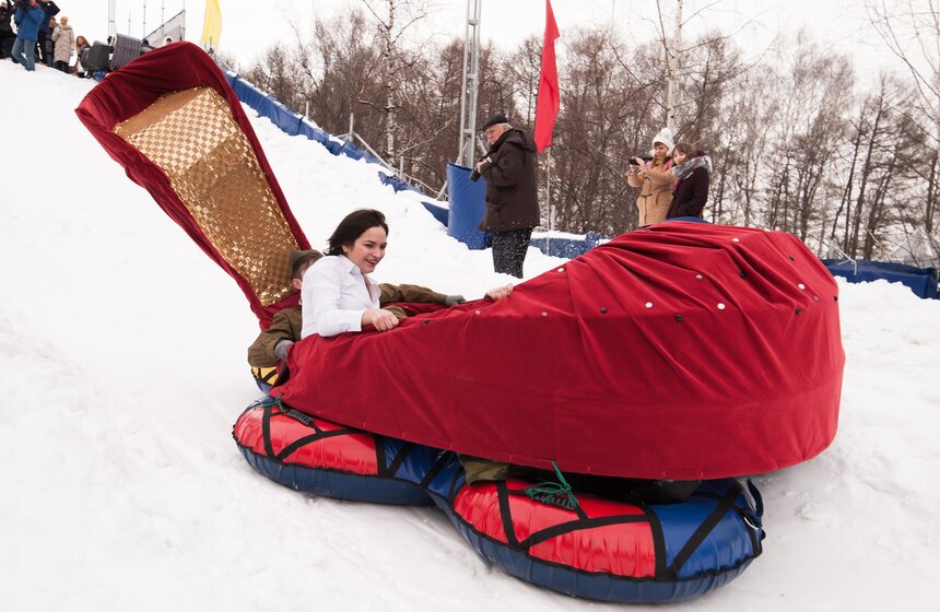 В "Сокольниках" прошел фестиваль "Battle Сани" 22 фото