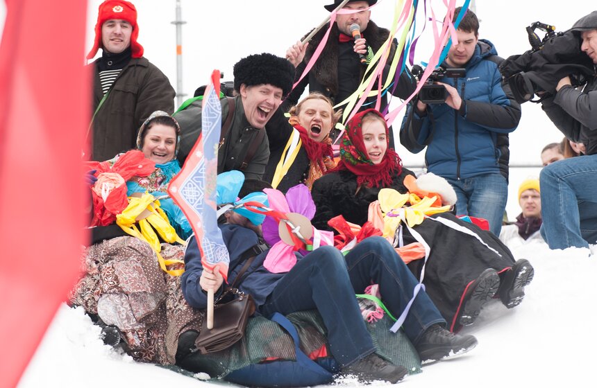 В "Сокольниках" прошел фестиваль "Battle Сани" 14 фото