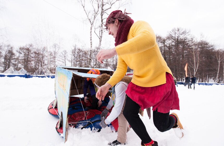 В "Сокольниках" прошел фестиваль "Battle Сани" 13 фото