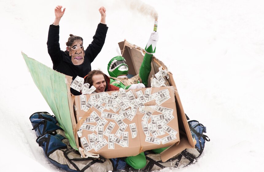 В "Сокольниках" прошел фестиваль "Battle Сани" 20 фото