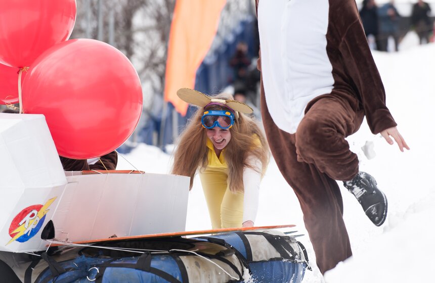 В "Сокольниках" прошел фестиваль "Battle Сани" 26 фото