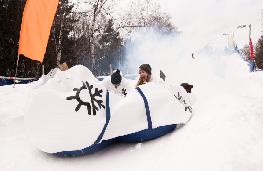 В "Сокольниках" прошел фестиваль "Battle Сани" 28 фото