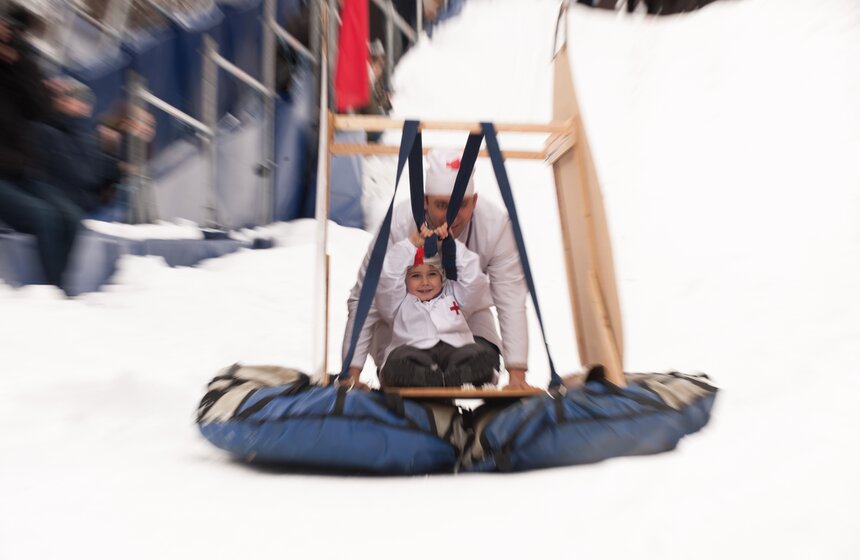 В "Сокольниках" прошел фестиваль "Battle Сани" 27 фото