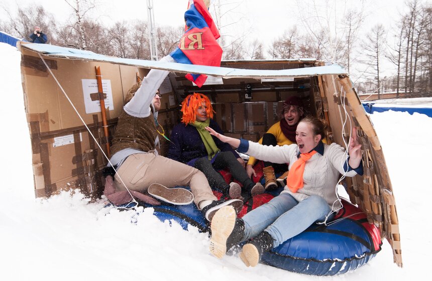 В "Сокольниках" прошел фестиваль "Battle Сани" 12 фото