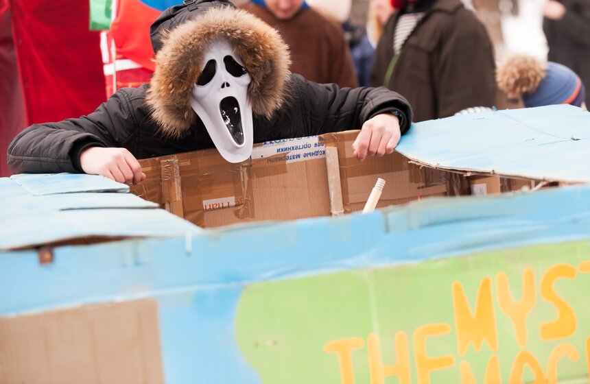 В "Сокольниках" прошел фестиваль "Battle Сани" 11 фото