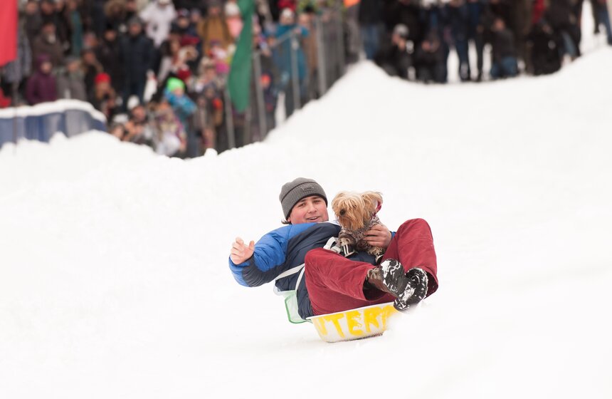 В "Сокольниках" прошел фестиваль "Battle Сани" 4 фото