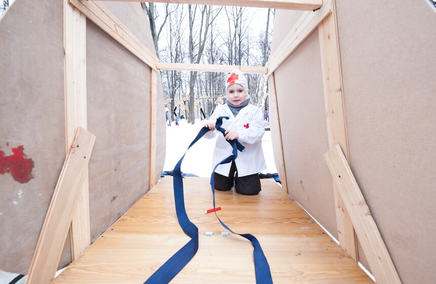 В "Сокольниках" прошел фестиваль "Battle Сани" 7 фото