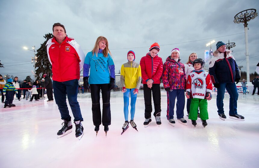 Фестиваль "Московские молнии" на катке ВДНХ 13 фото