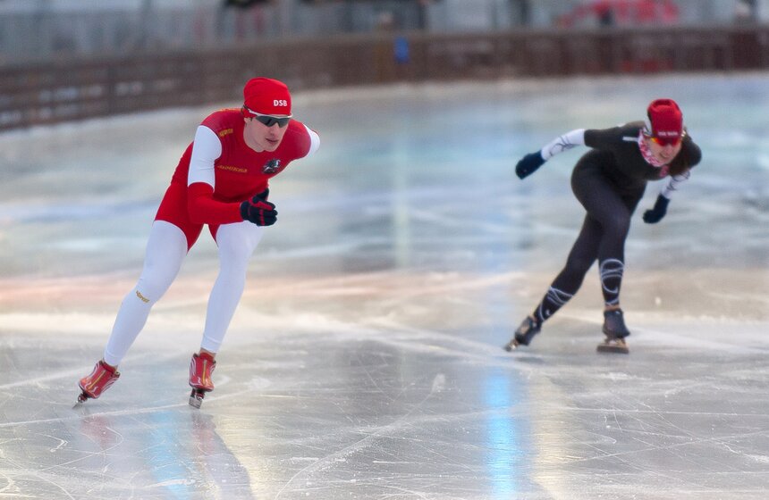 Фестиваль "Московские молнии" на катке ВДНХ 19 фото