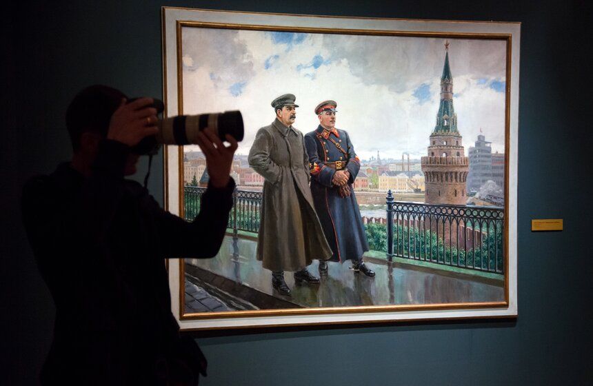 Выставка Александра Герасимова в Историческом музее 17 фото