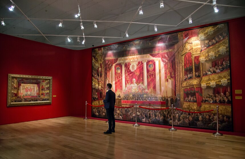 Выставка Александра Герасимова в Историческом музее 23 фото