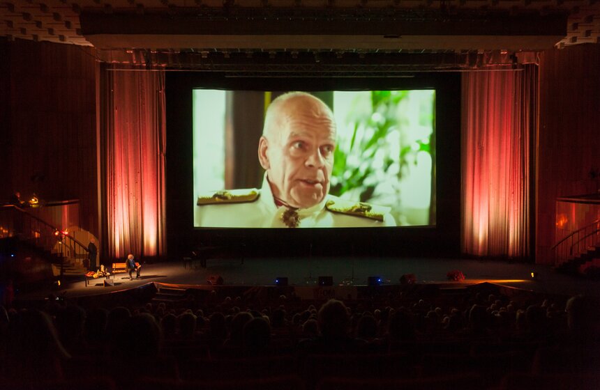 В Доме кино прошел юбилейный вечер актера Арниса Лицитиса 23 фото