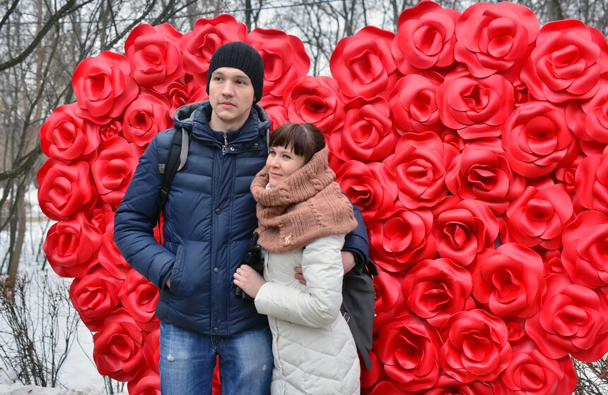 В парке "Сокольники" отметили День Всех влюбленных 19 фото