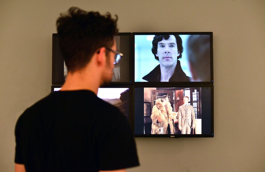 Выставка Ольги Юргенсон "Овсянка, сэр!" в Savina Gallery Mars 17 фото