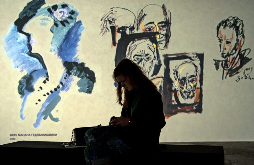 Мультимедийная выставка Резо Габриадзе в Музее Москвы 8 фото