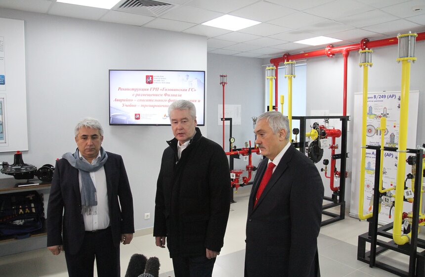 Сергей Собянин осмотрел реконструированный ГРП "Головинская ГС" 20 фото