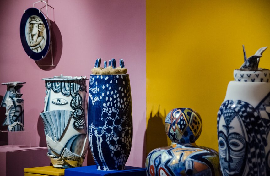 Выставка "Литература и фарфор" в музее Пушкина 30 фото