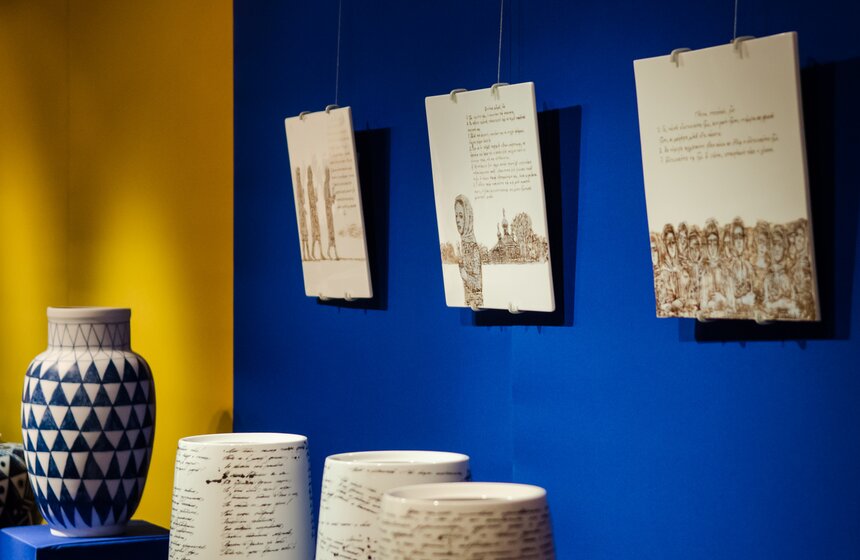 Выставка "Литература и фарфор" в музее Пушкина 16 фото