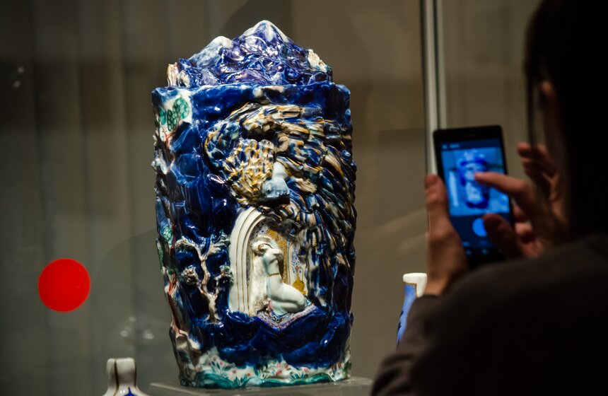 Выставка "Литература и фарфор" в музее Пушкина 29 фото