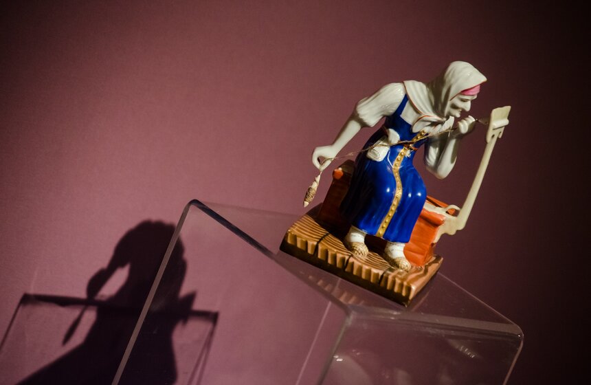 Выставка "Литература и фарфор" в музее Пушкина 24 фото