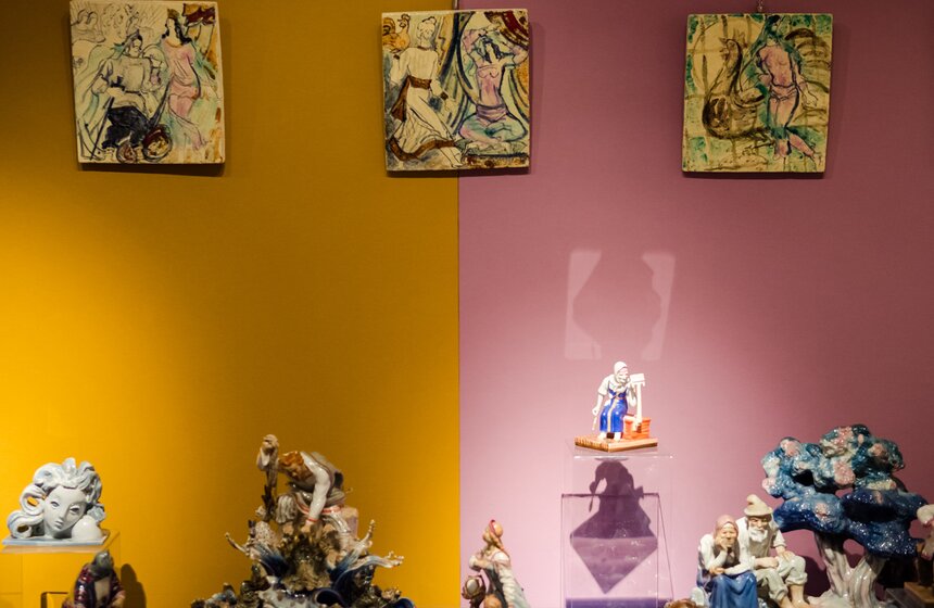 Выставка "Литература и фарфор" в музее Пушкина 25 фото