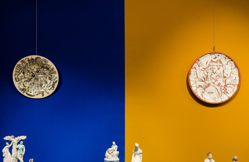 Выставка "Литература и фарфор" в музее Пушкина 27 фото