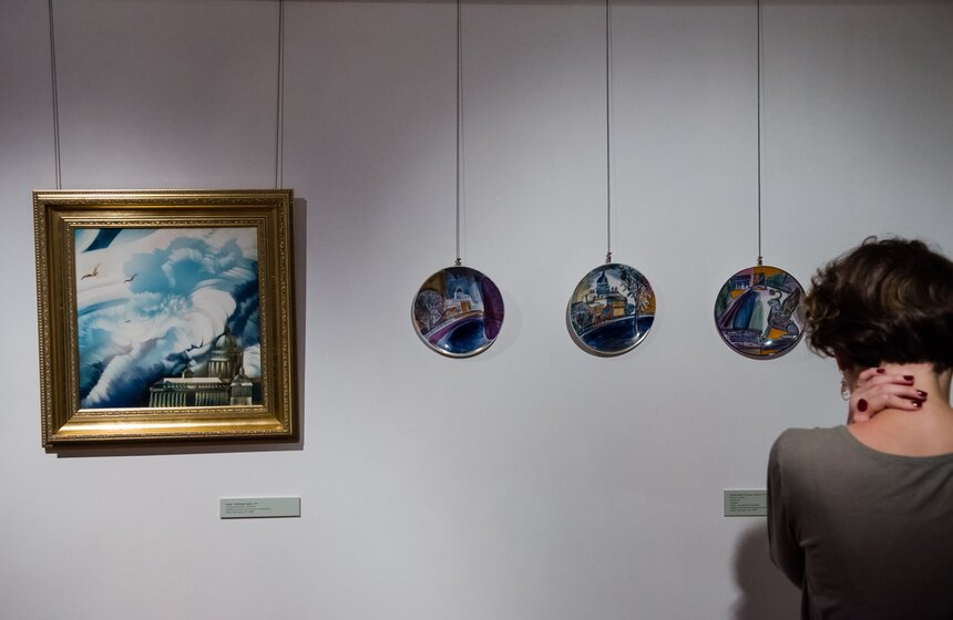 Выставка "Литература и фарфор" в музее Пушкина 28 фото