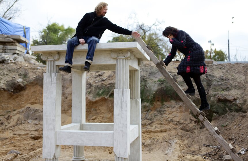 В поселке Красково презентовали "поэтическую табуретку" 10 фото