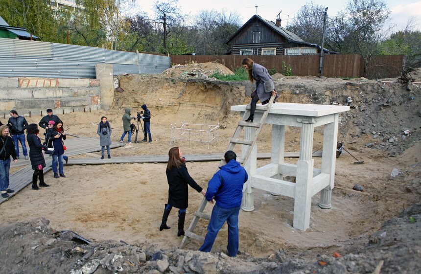 В поселке Красково презентовали "поэтическую табуретку" 12 фото