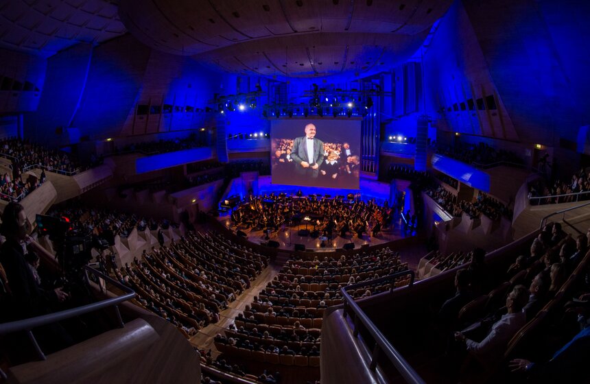 Никита Михалков и Эдуард Артемьев провели творческий вечер 20 фото