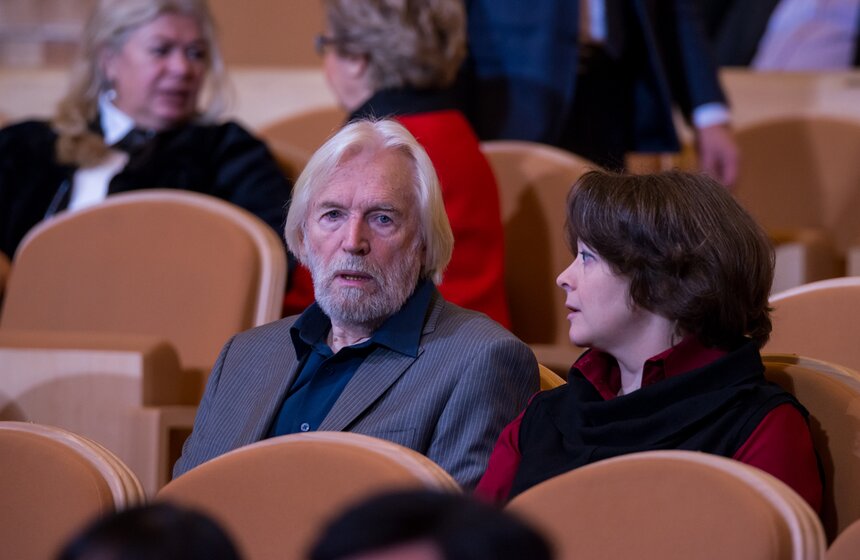 Никита Михалков и Эдуард Артемьев провели творческий вечер 13 фото