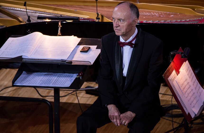 Никита Михалков и Эдуард Артемьев провели творческий вечер 22 фото