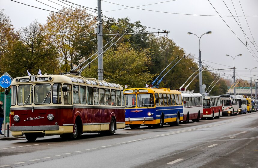 В столице прошел праздник московского троллейбуса 19 фото