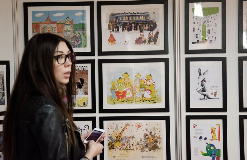 В центре Artplay открылся фестиваль книжной иллюстрации "Морс" 10 фото