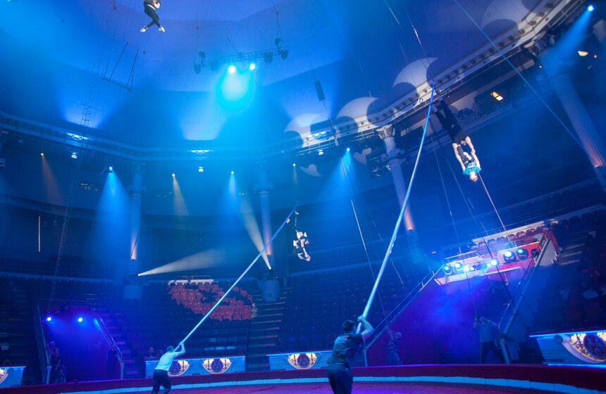 Репетиция шоу "Карнавал" в Московском цирке на Цветном бульваре 10 фото