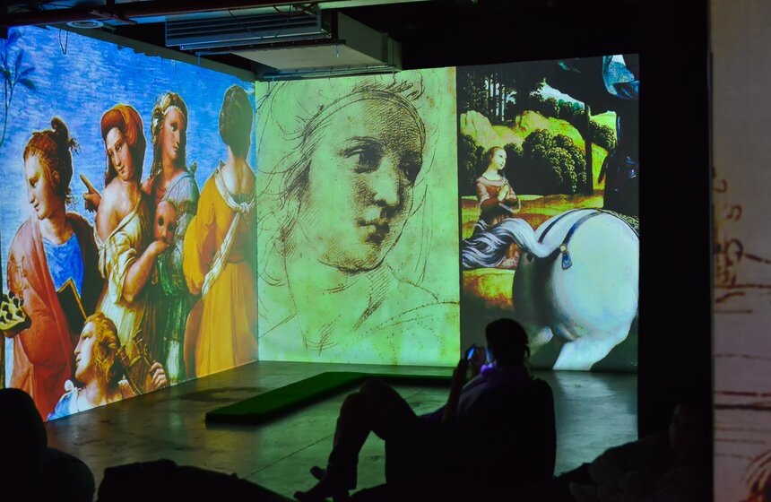 Выставка "Ренессанс-Живые полотна" в "Люмьер-Холле" 16 фото