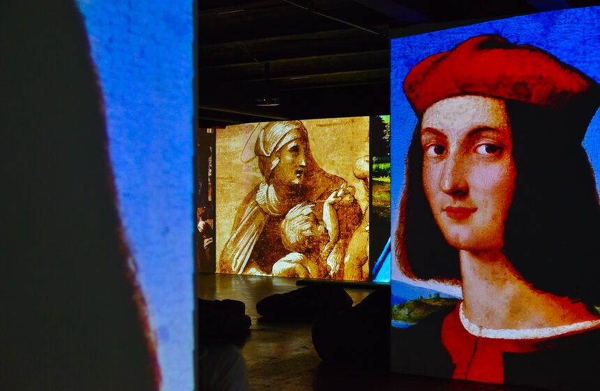 Выставка "Ренессанс-Живые полотна" в "Люмьер-Холле" 15 фото