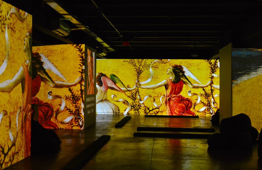 Выставка "Ренессанс-Живые полотна" в "Люмьер-Холле" 10 фото