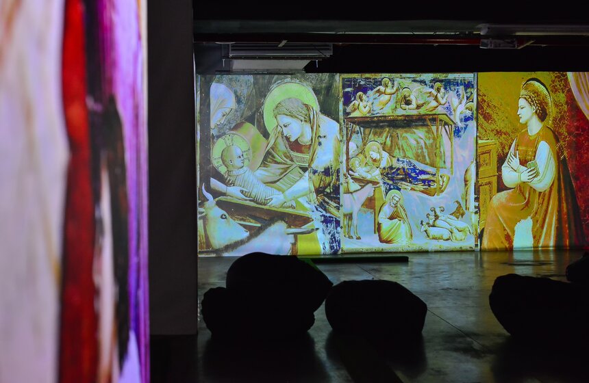 Выставка "Ренессанс-Живые полотна" в "Люмьер-Холле" 9 фото