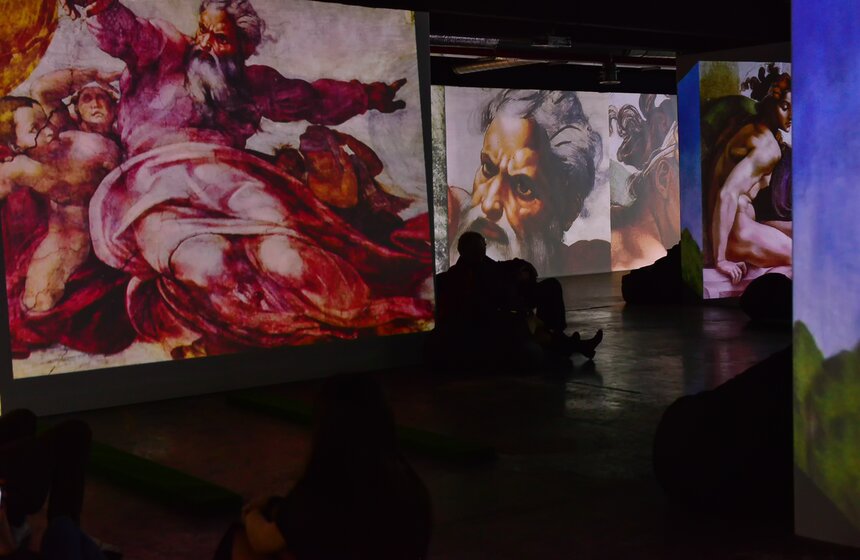 Выставка "Ренессанс-Живые полотна" в "Люмьер-Холле" 11 фото