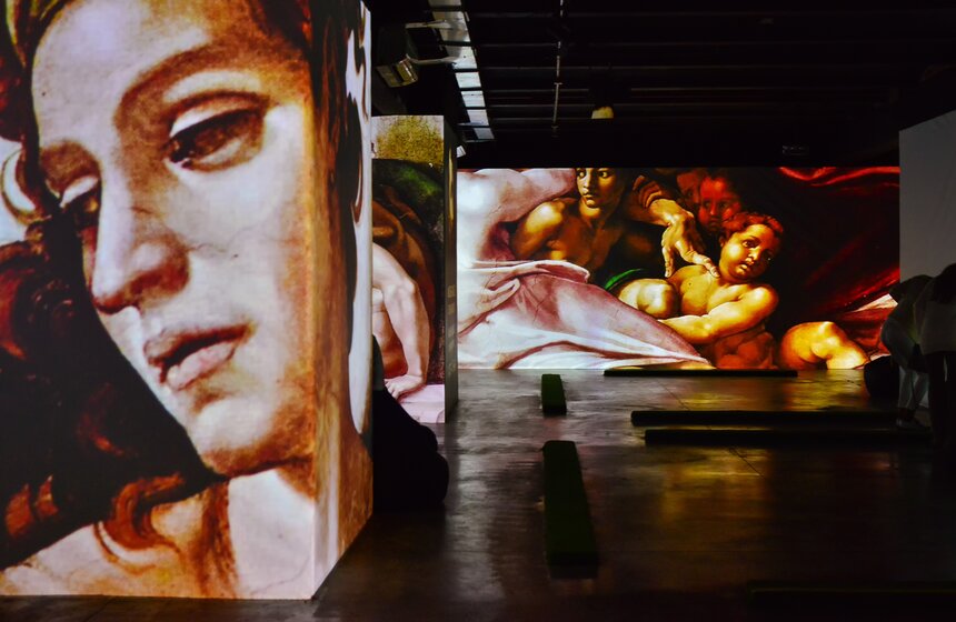 Выставка "Ренессанс-Живые полотна" в "Люмьер-Холле" 12 фото