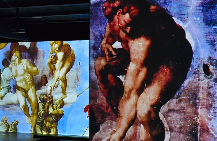 Выставка "Ренессанс-Живые полотна" в "Люмьер-Холле" 14 фото