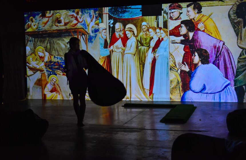 Выставка "Ренессанс-Живые полотна" в "Люмьер-Холле" 2 фото