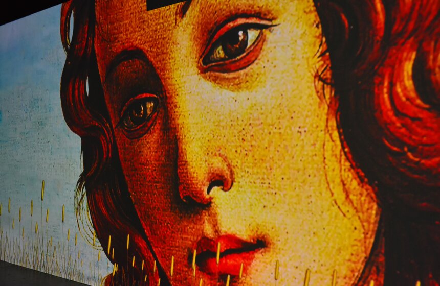 Выставка "Ренессанс-Живые полотна" в "Люмьер-Холле" 5 фото