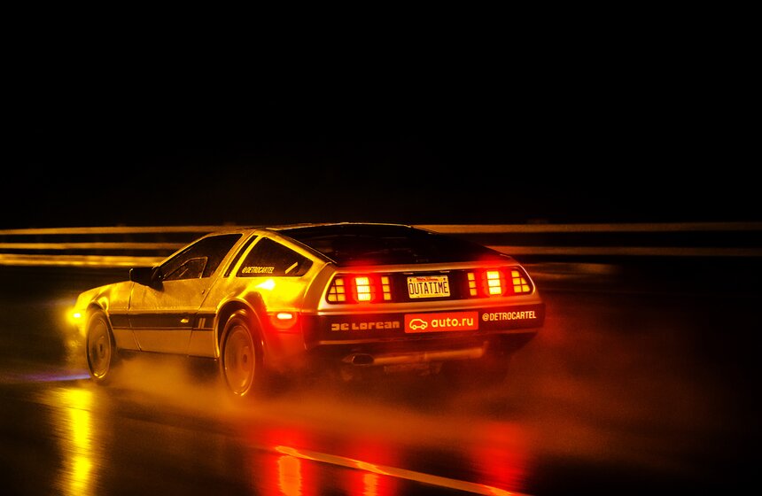 Вперед в прошлое: Легендарный DeLorean в "Кунцево Плаза" 27 фото